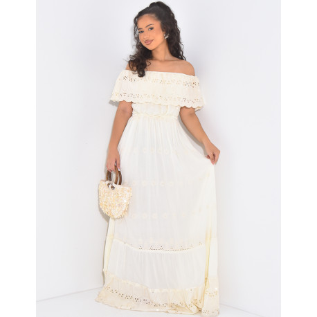 Floral Embroidered Dress