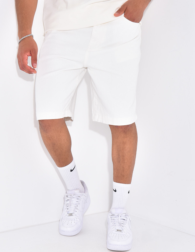 Short en jeans