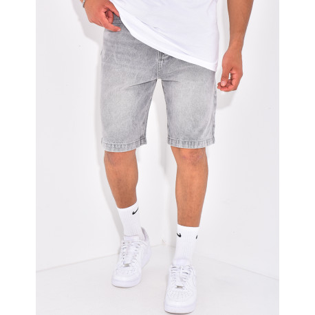 Short en jeans