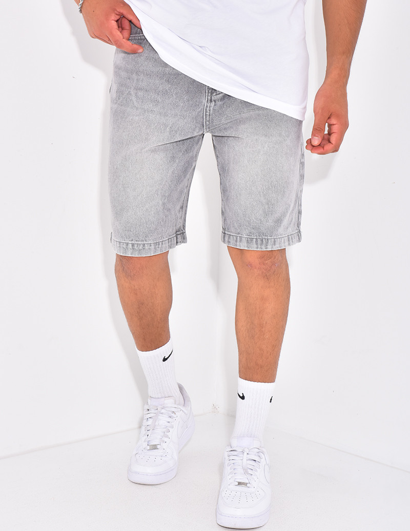 Short en jeans