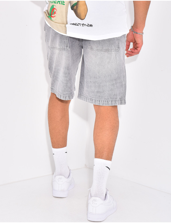 Denim shorts