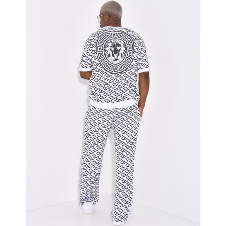 Ensemble pantalon et t-shirt à motifs