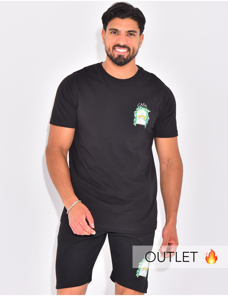 Ensemble short et t-shirt "Casa"
