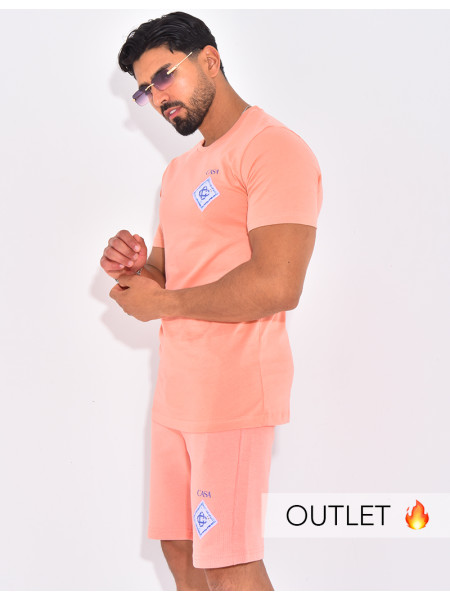 Ensemble short et t-shirt "Casa"