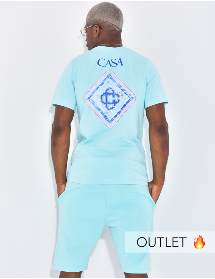 Ensemble short et t-shirt "Casa"