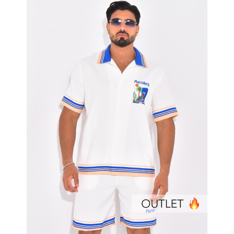 Ensemble short et chemise "Marrakech"