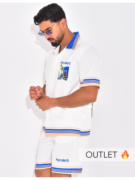 Ensemble short et chemise "Marrakech"