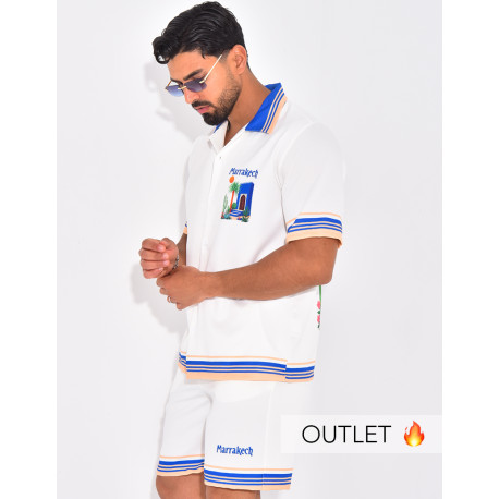 Ensemble short et chemise "Marrakech"