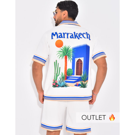Ensemble short et chemise "Marrakech"