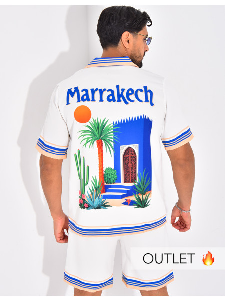 Ensemble short et chemise "Marrakech"