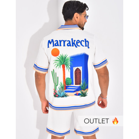 Ensemble short et chemise "Marrakech"