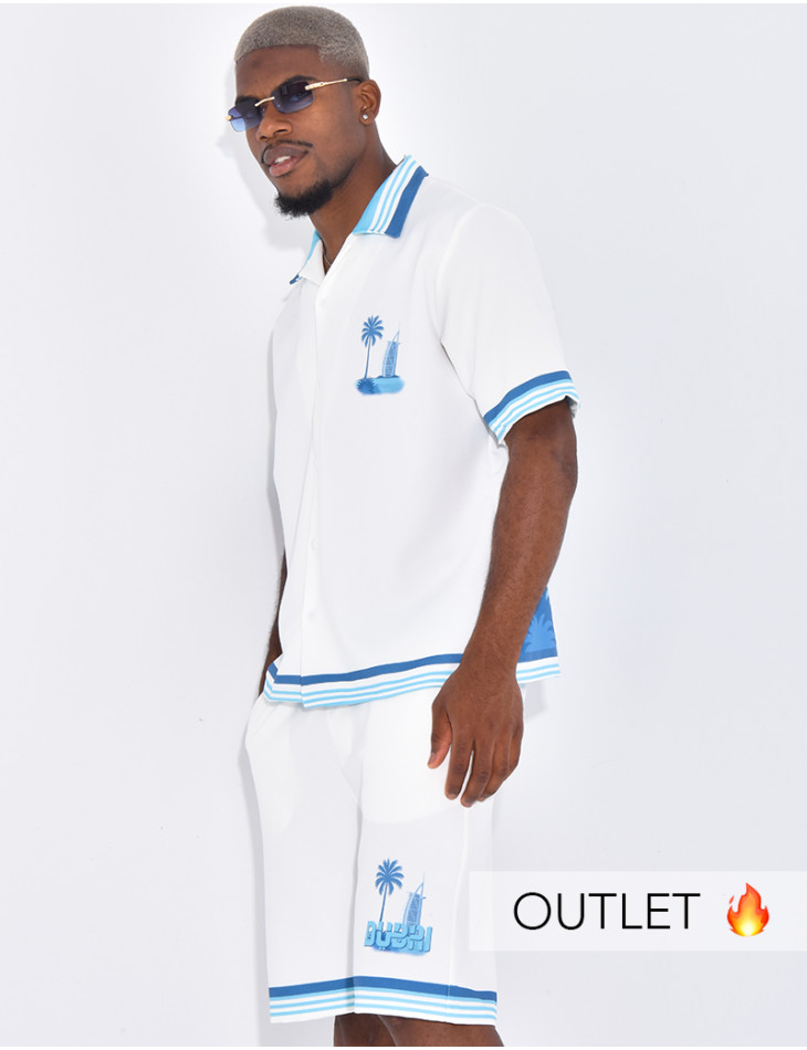 Ensemble short et chemise "Dubai"