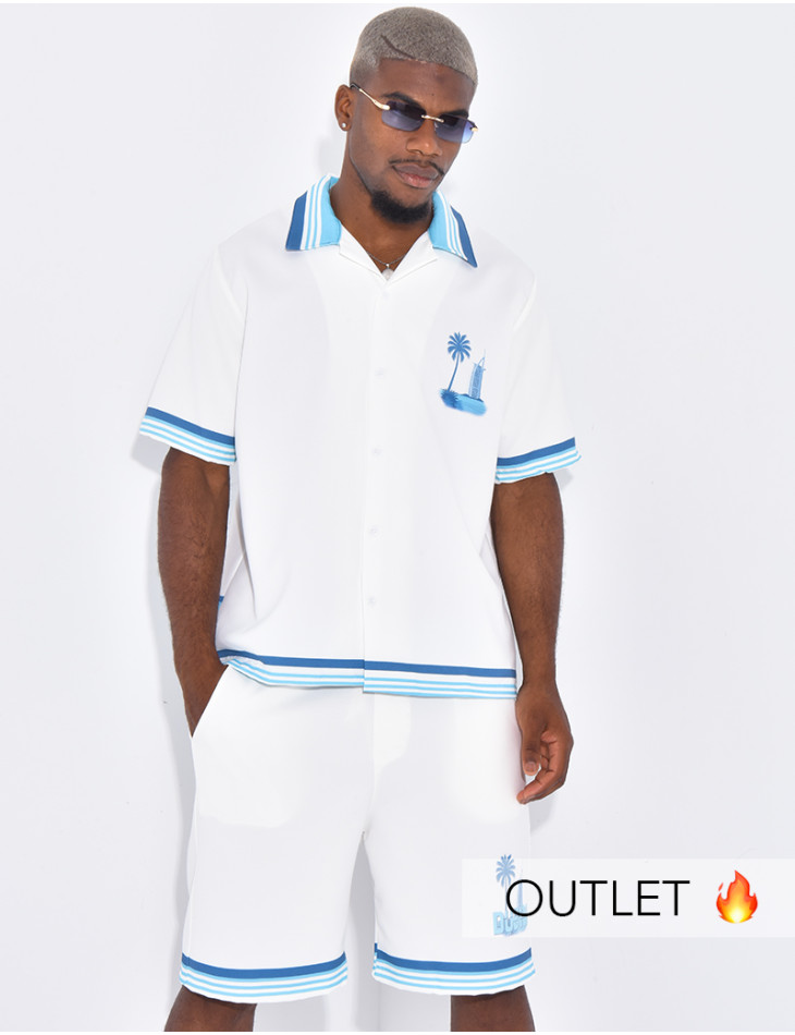 Ensemble short et chemise "Dubai"