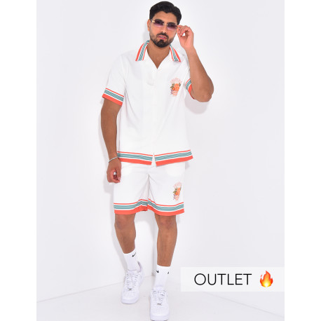 Ensemble short et chemise "Deliziosa"