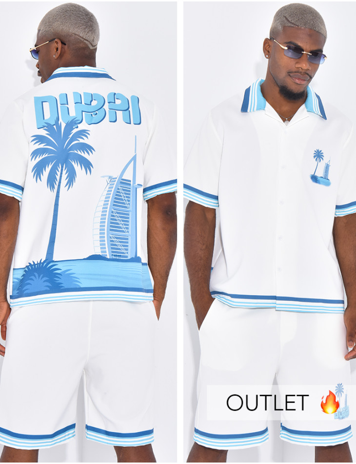 Ensemble short et chemise "Dubai"