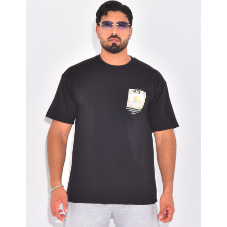 T-shirt "Palestine" avec couronne