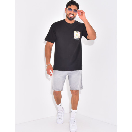 T-shirt "Palestine" avec couronne