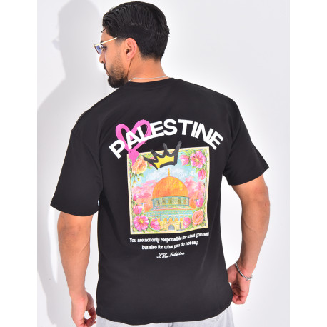 T-shirt "Palestine" avec couronne
