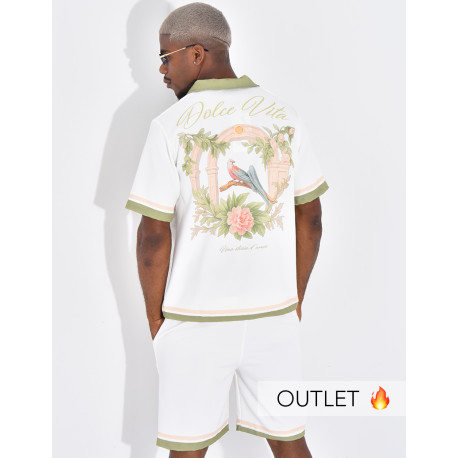 Ensemble short et chemise "Dolce vita"