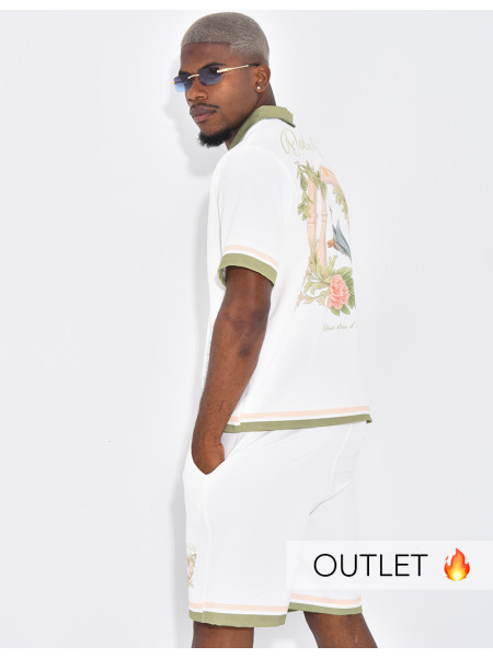 Ensemble short et chemise "Dolce vita"