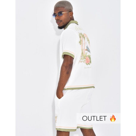 Ensemble short et chemise "Dolce vita"