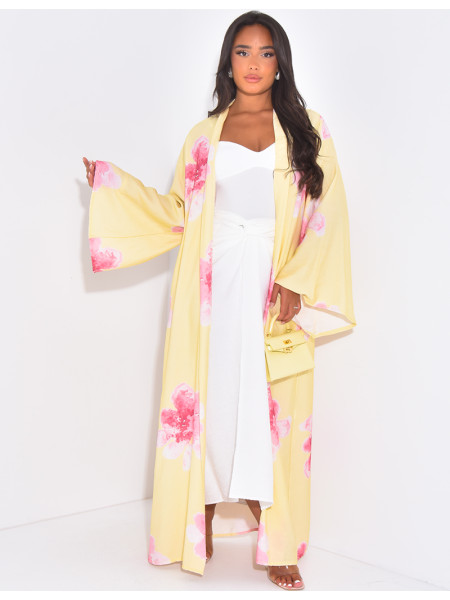 Kimono mit Blumenprint