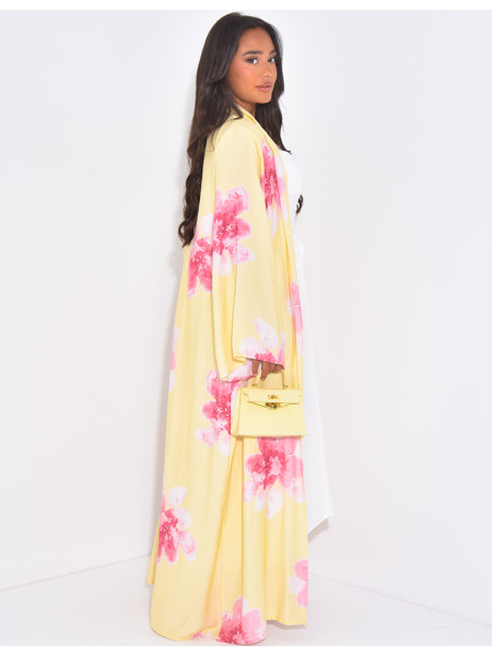 Kimono mit Blumenprint