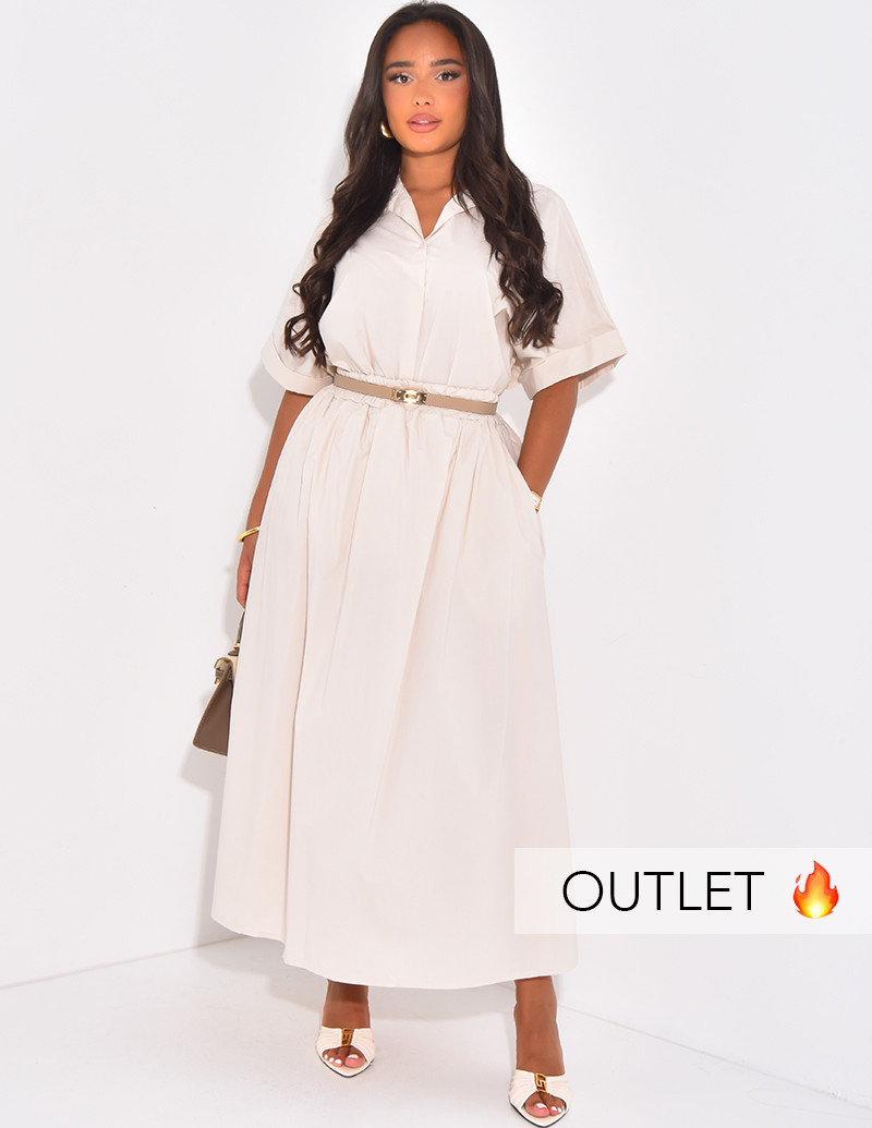 Set aus langem Rock und...