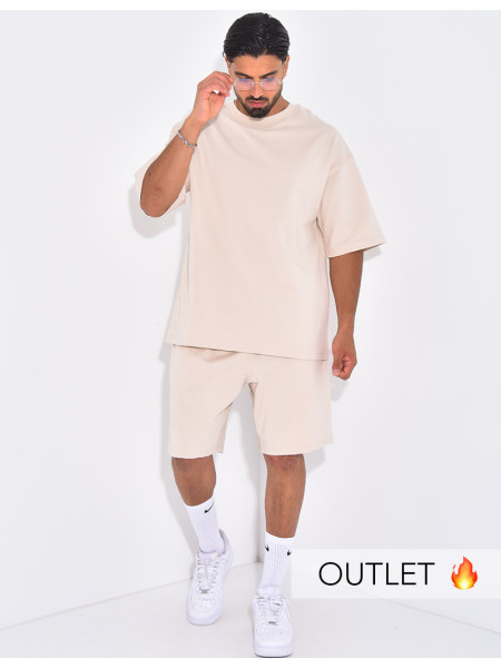 Ensemble short et t-shirt uni
