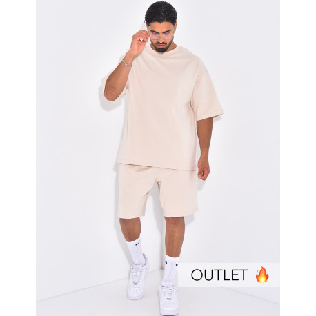 Ensemble short et t-shirt uni