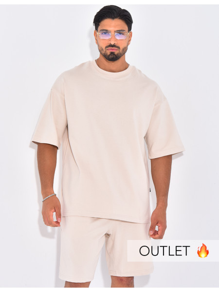 Ensemble short et t-shirt uni