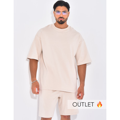 Ensemble short et t-shirt uni