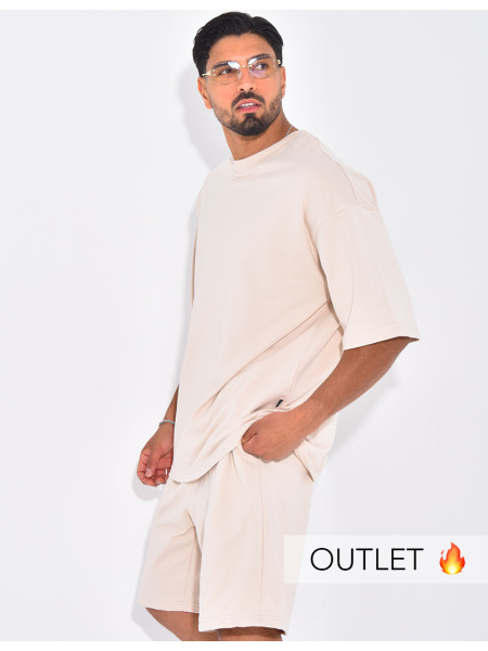 Ensemble short et t-shirt uni