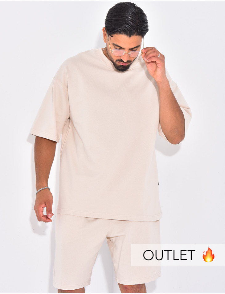 Ensemble short et t-shirt uni