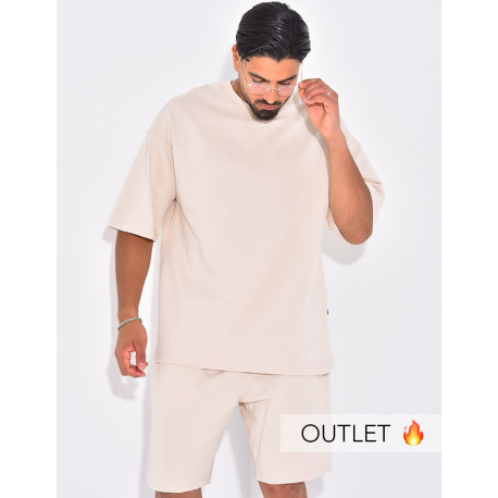 Ensemble short et t-shirt uni