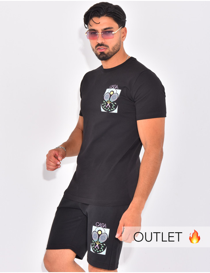 Ensemble short et t-shirt "Casa"