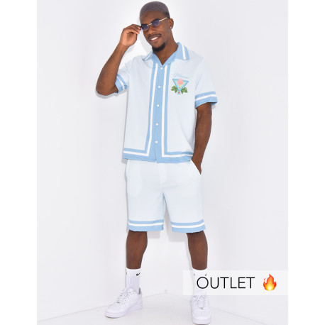 Ensemble short et chemise "Miami"
