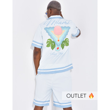 Ensemble short et chemise "Miami"