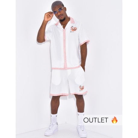 Ensemble short et chemise "Morocco"