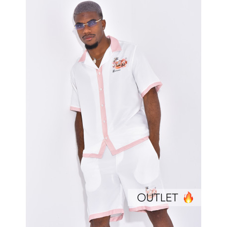 Ensemble short et chemise "Morocco"