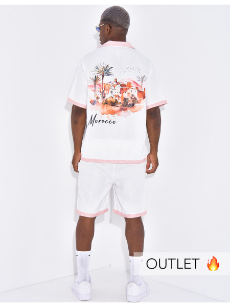 Ensemble short et chemise "Morocco"