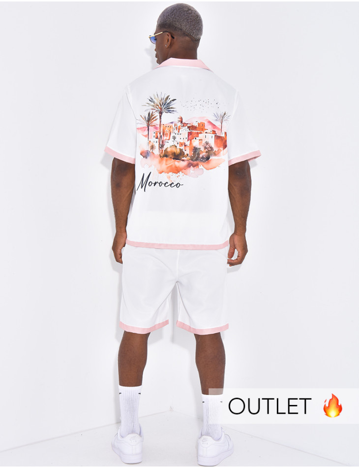 Ensemble short et chemise "Morocco"