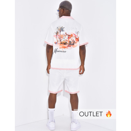 Ensemble short et chemise "Morocco"