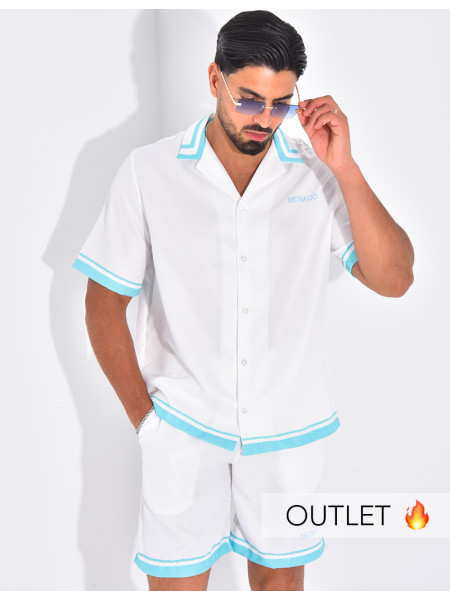 Ensemble short et chemise "Monaco"