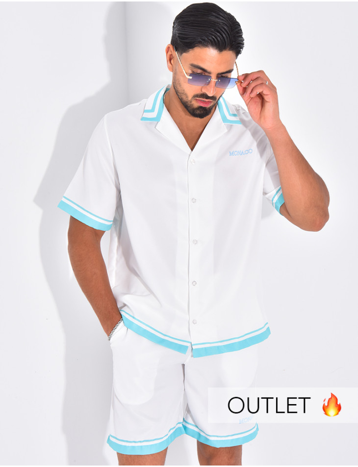 Ensemble short et chemise "Monaco"