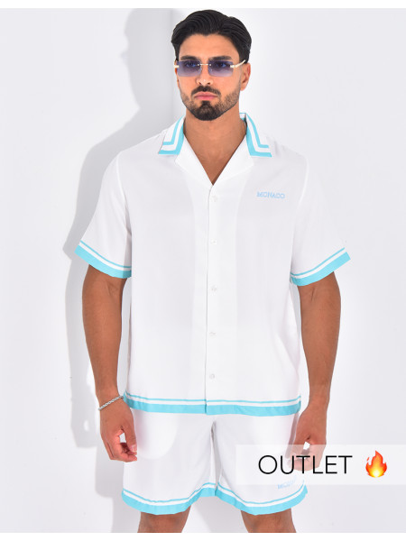Ensemble short et chemise "Monaco"