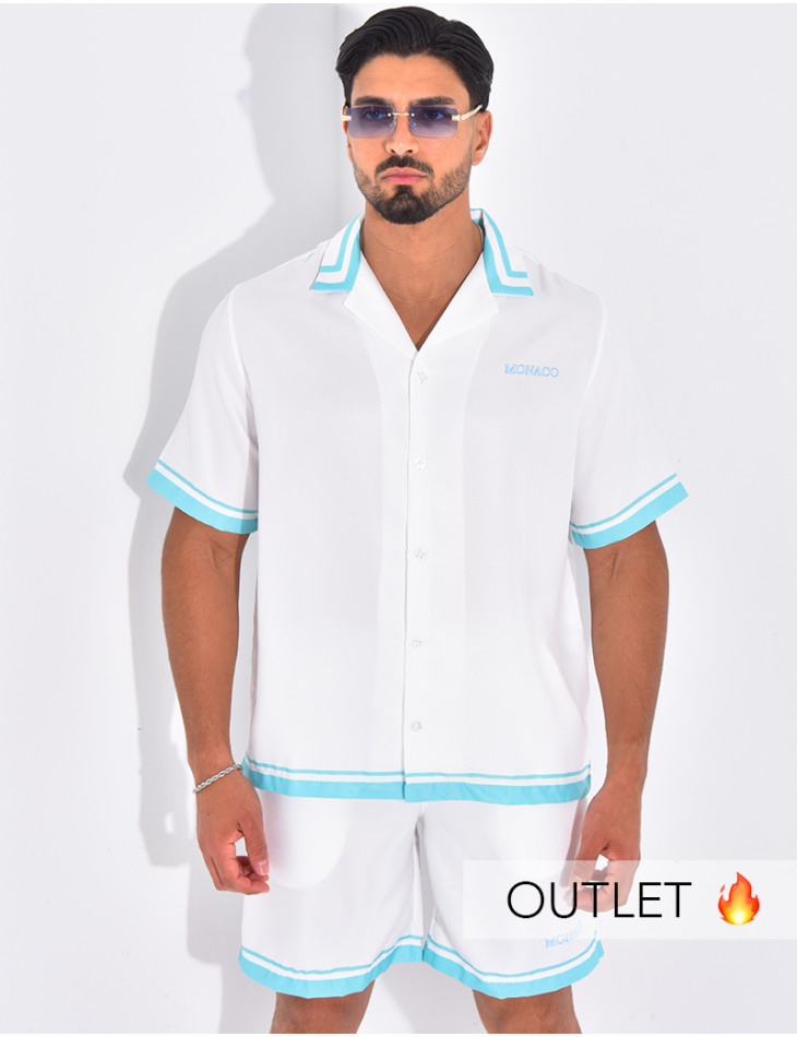 Ensemble short et chemise "Monaco"