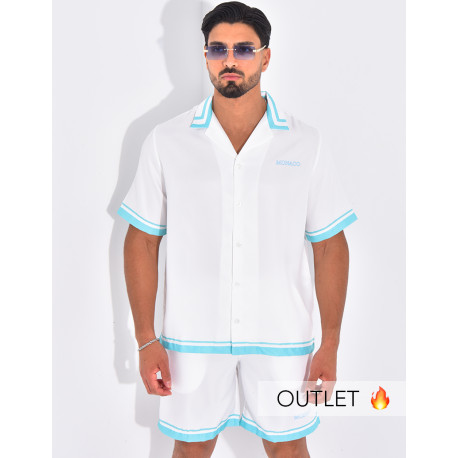Ensemble short et chemise "Monaco"