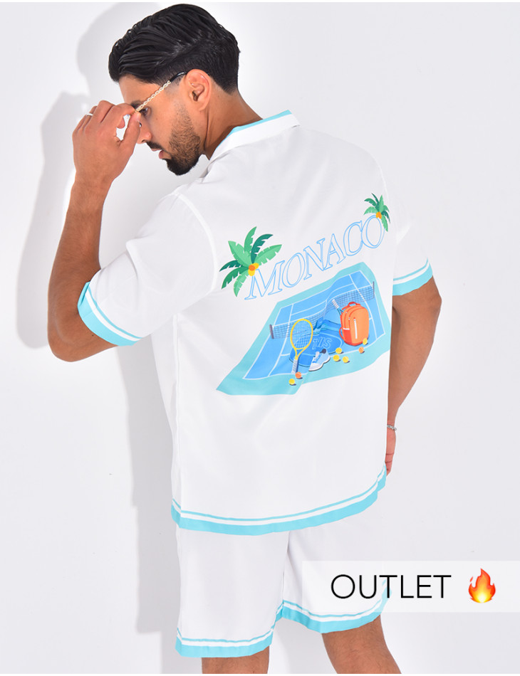 Ensemble short et chemise "Monaco"