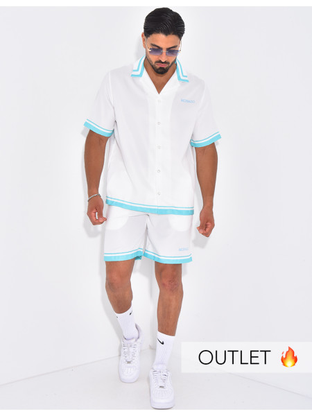 Ensemble short et chemise "Monaco"